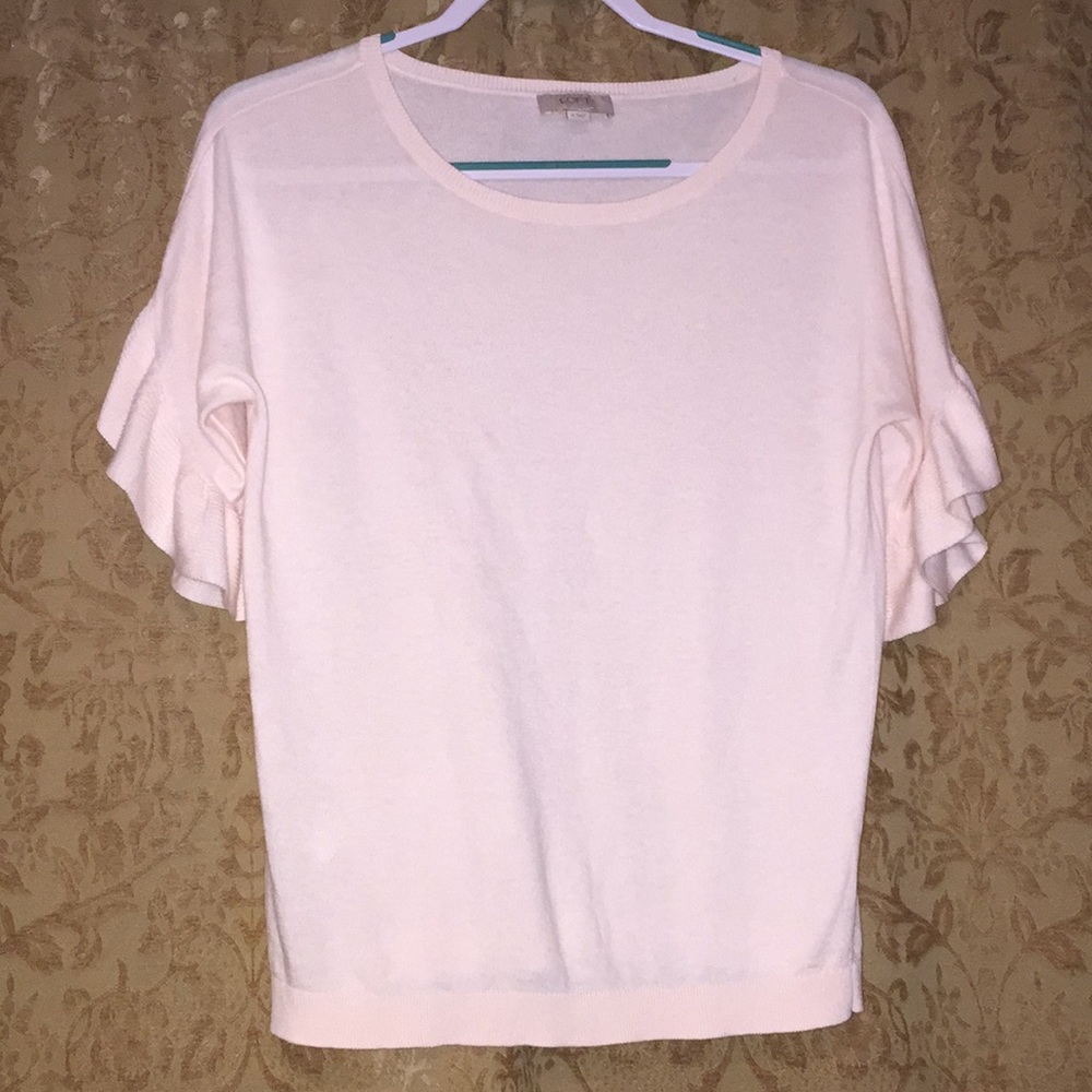 Loft Outlet Soft Pink Top woman’s Sz M Never Worn
